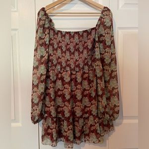 Wilfred Tempest Mini Dress: Floral